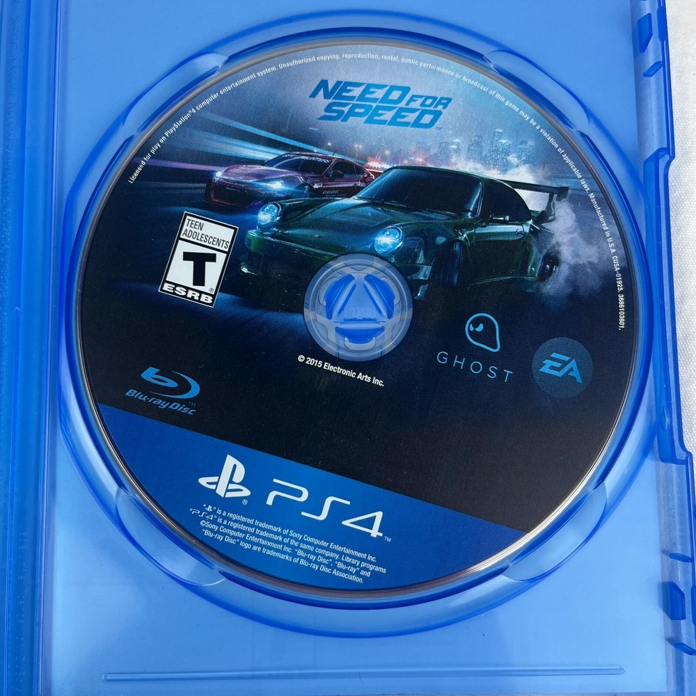 Need For Speed (Sony PlayStation 4, 2015) PS4 TESTED Works with Case - Picture 4 of 5